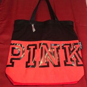 NWT PINK tote bag